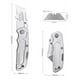 thumbnail image 4 of Cutter Uso Rudo Plegable Seguridad Hoja Trapezoidal 5pcs, 4 of 4