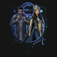 thumbnail image 2 of Men's Marvel Eternals Phastos and Ajak Duo Long Sleeve Shirt Black 2X Large, 2 of 4