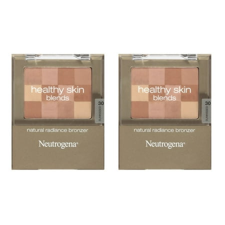 Neutrogena Skin Blends Natural Radiance Bronzer, Sunkissed 30, 0.2 Ounce (Pack of 2) + Schick Slim Twin ST for Sensitive (Best Face Bronzer For Sensitive Skin)
