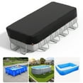 thumbnail image 4 of Agricasst Rectangular Pool Cover, 7X10FT Covers for Above Ground Pool Cover, 420D Inflatable Pool Cover Protector with Steel Rope for UV Resistant, Waterproof, Snowproof Windproof, Winter Pool Cover, 4 of 12