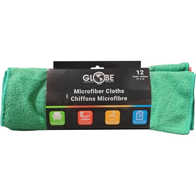 Cleaning Cloth-Microfiber 14" Assorted Colours 12/Pack
