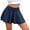 Navy Blue, variant on Pinspark Women's Pleated Tennis Skirt High Waist Golf Skorts with 2 Pockets Inner Shorts Active Pickleball Skirts for Workout Running and Casual Wear
