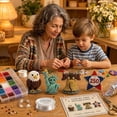 thumbnail image 4 of Tiny 3D Beaded Animal DIY Kit, 2026 Cute Animal Beading Craft Set, DIY Bead Embroidery Art Kit for Beginners & Creative Craft Lovers (Pond Friends), 4 of 9