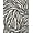 Black, Pattern 1, variant on ODIKA 4'x6' Machine Washable Non-Slip Area Rug, Safari Zebra Wild Black High Traffic Rug, Black, 292807