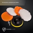 thumbnail image 2 of Kit de Borlas para Pulir Obi para Taladro Almohadilla Esponja 6 Pzs, 2 of 7