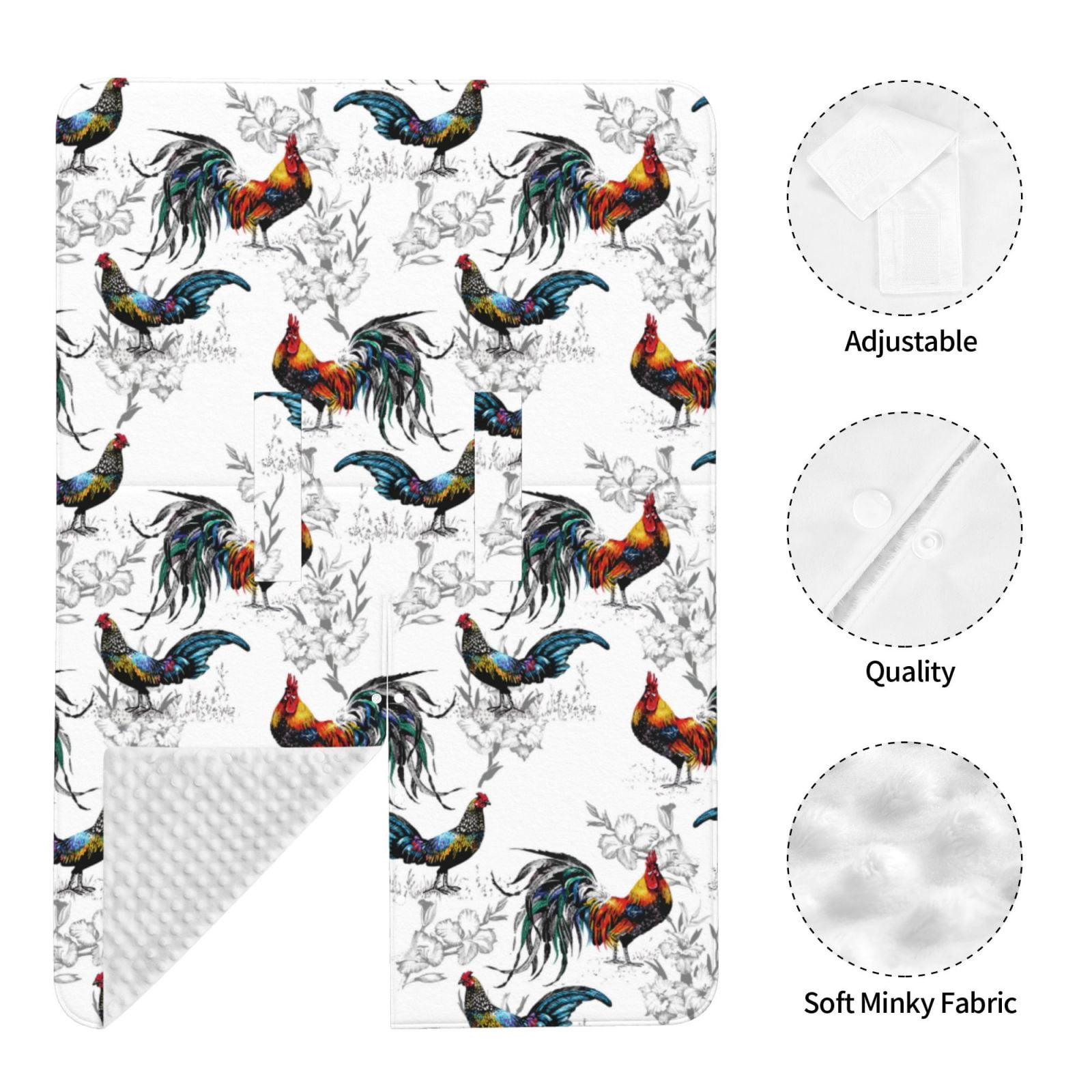 Naloa Cool Chicken Baby Car Seat Cover, Breathable Baby Carrier Cover, Multiuse Baby Carrier Cover & Nursing Breastfeeding Cover