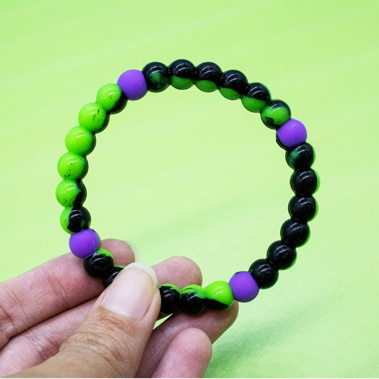 24pcs Bracelets Silicone Pixel, 3 Styles Faveurs DE Fête D'Anniversaire