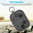 thumbnail image 6 of Celectigo Protective Case for AirPods Pro 2, Shockproof Game Console Design with Keychain, MagSafe Compatible - Black, 6 of 8