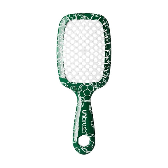 FHI Heat UNbrush Soccer Detangling Brush for All Hair Types, Green