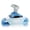 Blue Sparkles, variant on Concepts Baby Hangers, Rainbow Acrylic Glitter Infant Hangers with Chrome Hook - Space-Saving Clothes Hanger, 20-Pack