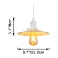 thumbnail image 7 of Kiven 2-Light Plug in Pendant Light,Industrial Hanging Light with 15FT Cord, Remote Control, Timer,Dimmable Ceiling Pendant Light Yellow Finish, 7 of 7