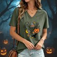 thumbnail image 2 of Women's T Shirt Short Sleeve Top Daily Tunic Blouse Graphic Blouse Casual Basic Tee, 2 of 5