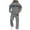Light Gray, variant on Mens Track Suits Fleece Zip up Hoodie and Sweatpants Workout Gym Jogging Suit Lounge Outfit 2 Piece Set Casual Athletic Tracksuits Big and Tall Winter Suit Sets Navy 3XL