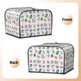 thumbnail image 3 of Lsque Hello Summer Cat Print 4 Slice Toaster Cover , Kitchen Appliance Dustproof Protector , Toaster Protector Dustproof Kitchen Appliance Cover, 3 of 7