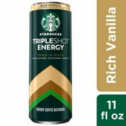 Starbucks Tripleshot Energy Coffee Beverage Rich Vanilla