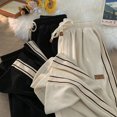 thumbnail image 2 of Pantalones de chándal holgados de pana a rayas para hombre, pantalón harén informal de estilo callejero, para gimnasio, estilo Y2K, estilo vintage, para otoño, 2023, 2 of 5