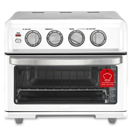 

Air Fryer + Convection Toaster Oven Stainless Steel White