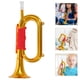 thumbnail image 4 of FELTECHELECTR Corneta de plástico para niños, instrumento musical de mano, trompeta, corneta, accesorios para animar, recuerdo de fiesta para Navidad, 4 of 6