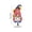 C, variant on Flat Acrylic Gnome Ground Stake - Patriotic Yard Figurine Lawns Plug Decor Weather-Proof Garden Ornament for 4th of July Independence Day Outdoor Patio Backyard Courtyard Landscapes Layout