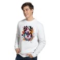 thumbnail image 3 of Australian Shepherd Portrait Watercolor Vintage Retro Styles Sweatshirt Unisex Merch Aussie Dog Lover Gifts - 00001, 3 of 6