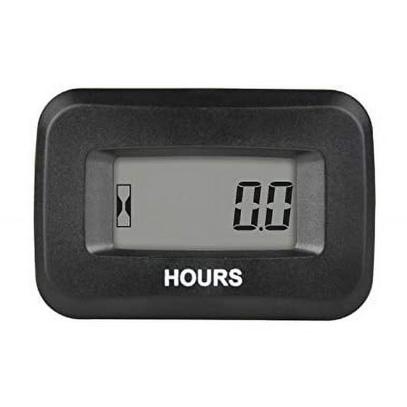 Runleader Digital Hour Meter Maintenance Reminder Volt DC 5V to 60V ZTR HM057AD-H Golf Cart Club