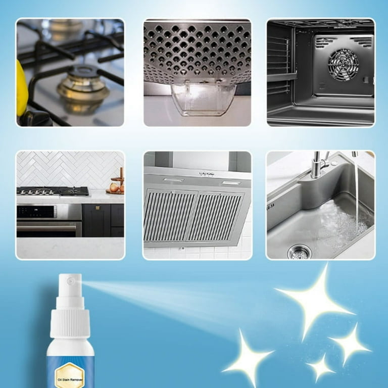 Heavy Duty Gas Range Stove Top Cleaner and Degreaser, Fast