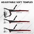 thumbnail image 5 of BUCKLOS Polarized Sunglasses Cycling UV400 Protection,TR90 Sports Goggles for Men Women,Running Baseball Golf Outdoor, 5 of 7