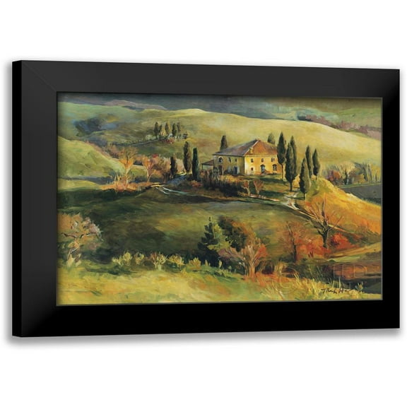 Hageman, Marilyn 14x11 Black Modern Framed Museum Art Print Titled - Tuscan Hillside