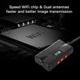 thumbnail image 4 of Industrial Endoscope WiFi Borescope Inspection Camera High-definition 1080P 8mm Diameter Lens Built-in 8pcs Adjustable LEDs IP67 Waterproof for iOS/Android Smartphones, 4 of 8
