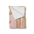 thumbnail image 2 of Princess Soft Flannel Fleece Throw Blanket, Interior of the Ballroom Magic Castle Chandelier Ceiling Columns Kingdom Print, Cozy Plush for Indoor and Outdoor Use, 70" x 90", Rose Peach, by Ambesonne, 2 of 5