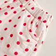 thumbnail image 6 of ZACPNCV Girl's Layered Ruffle Shorts Elastic Waist Bloomer Shorts Red 4-5 Years, 6 of 9