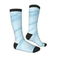 thumbnail image 3 of Bingfone Compression Socks For Women And Men Long Socks For Running Athletic Cycling Nurse-Blue Marble, 3 of 9