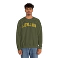 thumbnail image 5 of Ljubljana Sweatshirt Gifts Crew Neck Shirt Long Sleeve Unisex, 5 of 7