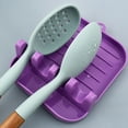 thumbnail image 3 of SUSUchens 2Pcs Pot Lid Rack Easy to Clean Spoon Chopsticks Rest Holder Space-Saving Countertop Kitchen Utensil Holder for Home Pink, 3 of 13