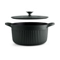 thumbnail image 4 of Tramontina Mesa 5.5 Qt Enameled Cast Iron Dutch Oven Black, 4 of 12