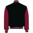 thumbnail image 2 of Holloway Sportswear S Varsity Jacket Black/Scarlet/Scarlet 224183, 2 of 4