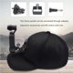 thumbnail image 2 of Advancent Gorra de béisbol con correa ajustable y soporte para cámara de acción Manténgase protegido y capture recuerdos Escalada, 2 of 6