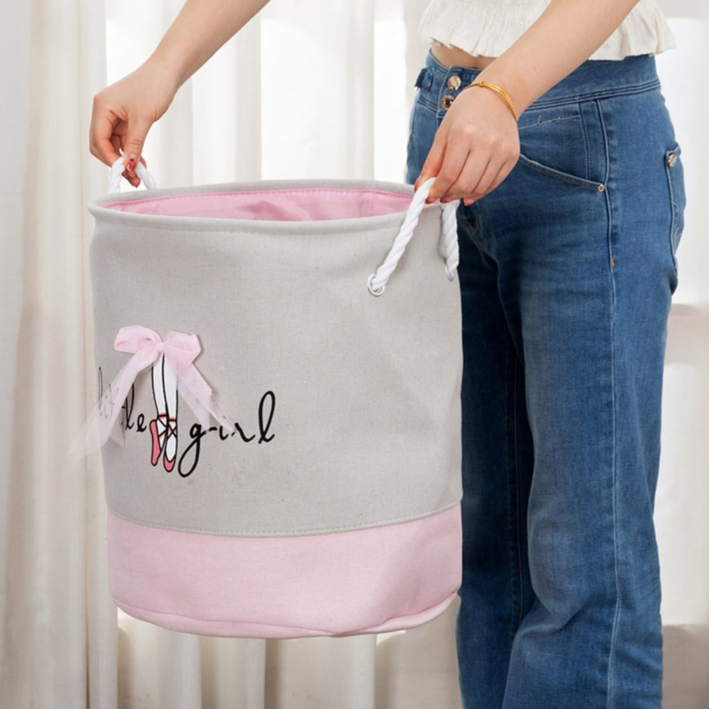 Laundry Hamper Foldable Clothing Storage Basket with Handle Household Large Capacity Dirty Clothes Organiser