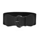 thumbnail image 1 of Wide Women Waist Belt Stretchy Cinch Belt Leather Elastic Belt for Ladies Dress DecorationBlack, 1 of 5