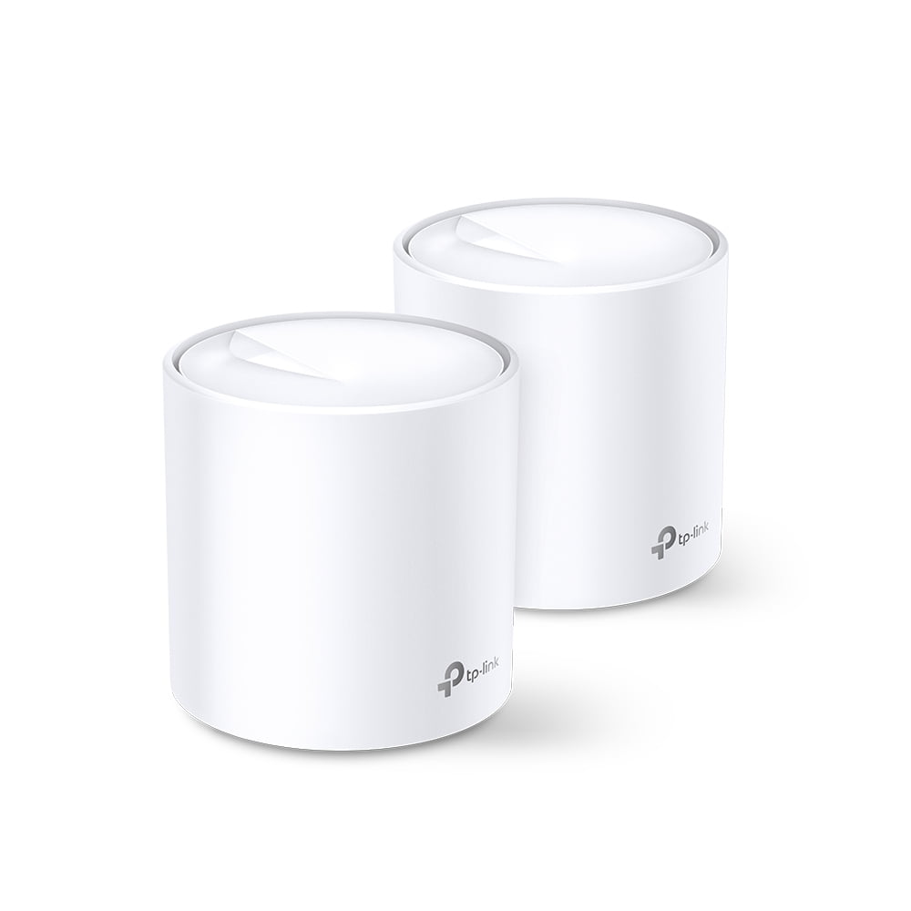 TP-Link Wi-Fi 6 AX3000 Mesh Router System | 2- Mesh Routers | Deco W6000 (2-pack) | 5,000 Sq. ft. of WiFi Coverage