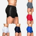 thumbnail image 4 of Mens Fitness Mesh Shorts Running Training Quick-drying Athletic Sprint Shorts, 4 of 7