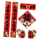 thumbnail image 3 of Decoraciones de año Nuevo Chino, conjunto para Festival de Primavera, adorno Chunlian tradicional creativo para oficina, tienda y casa, 2025 Texto negro, 3 of 8