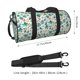 thumbnail image 2 of Balery Floral In Teal Bolsa de Gimnasio para Mujeres y Hombres, Bolsa de Viaje Impermeable, Bolsa de Fin de Semana con Compartimento para Zapatos y Bolsillo Húmedo, 2 of 6