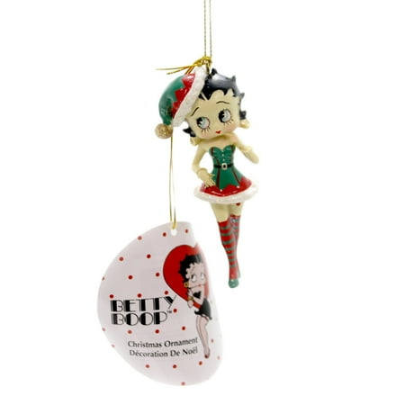 Betty Boop Party Decorations - Betty Boop BETTY IN ELF OUTFIT Polyresin Official Licensed Bb2172