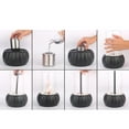 thumbnail image 2 of Toystoory Chimenea de etanol de Gel segura y fácil de transportar para decoración de balcón, jardín y habitación, chimenea decorativa carpas Amarillo, 2 of 6
