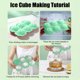 thumbnail image 4 of 6-Cubes Diamond-Shaped Silicone Ice Tray Puck-Shaped Ice Tray Silicone Ice Cubes Tray For The Kitchen, 4 of 6