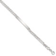 thumbnail image 2 of Sterling Silver ID Bracelet 8.5 Inch "Bracelets, 2 of 3