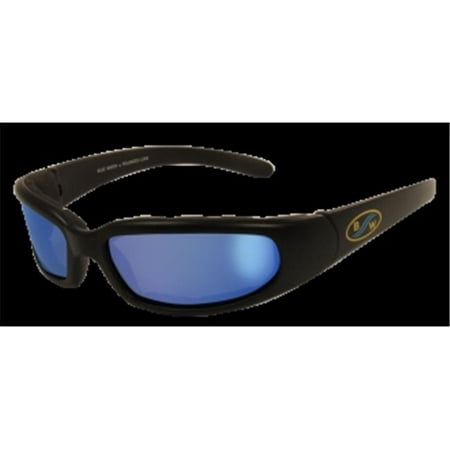Polarized Floating 6 Sunglasses With G-Tech Blue Lens & Matte Black Frames