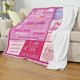 thumbnail image 4 of LHSHID Happy 16th Birthday Throw Blanket for Girls 16 Years Old Flannel Fleece Blanket Sixteenth Birthday Gift Ideas Decoration for Teen Daughter Niece Granddaughter 50x60in, 4 of 6
