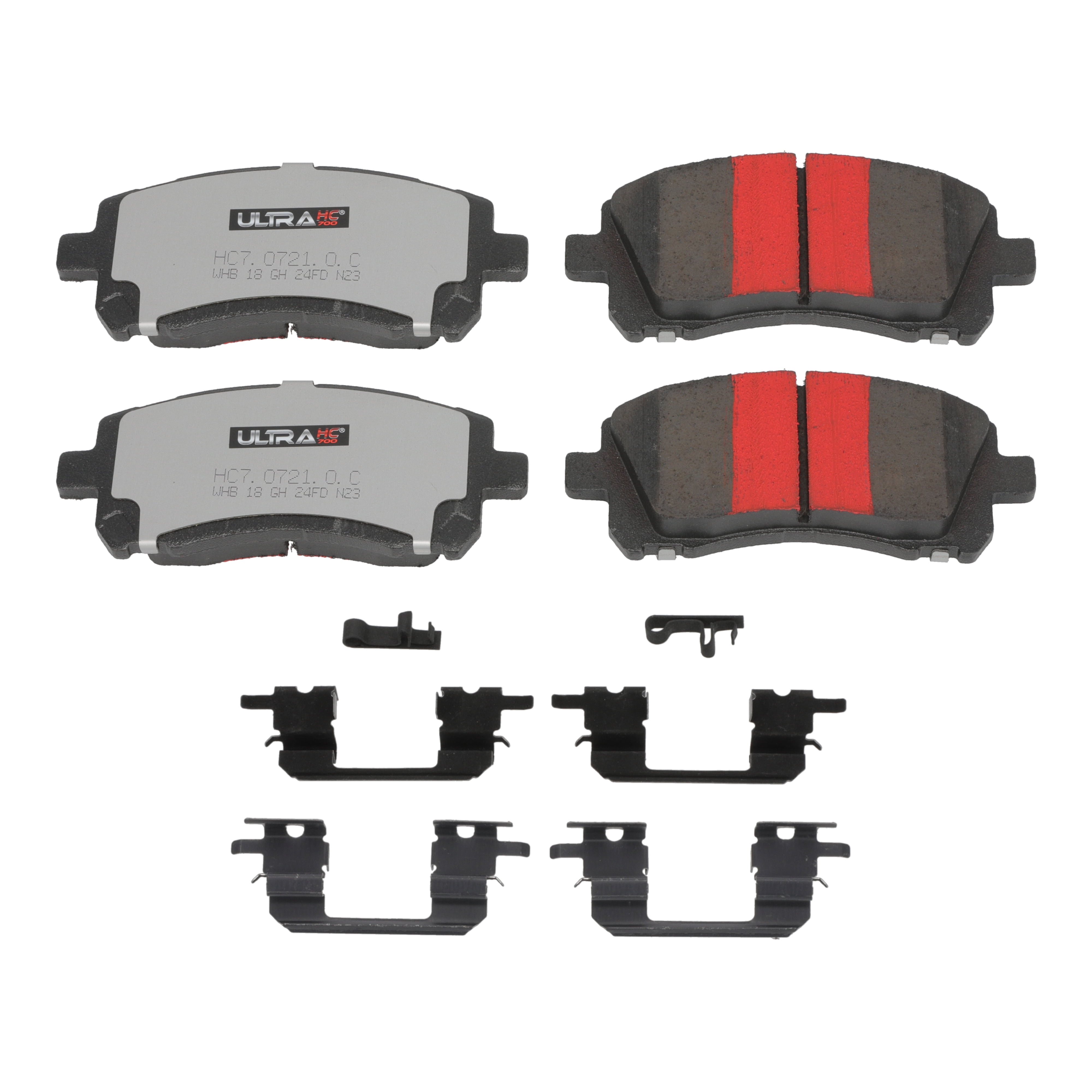 UltraHC 700 Brake Pad Set, Front HC7.0721.0.C, Subaru Forester 2002-1998